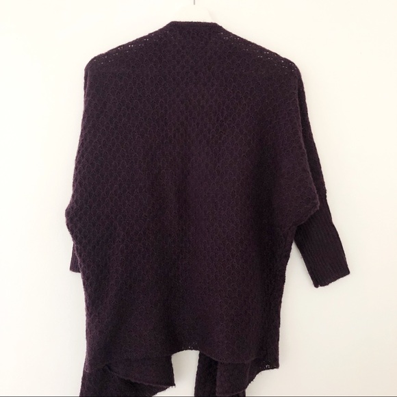FOREVER 21 | Plum Shawl Cardigan - Picture 4 of 5
